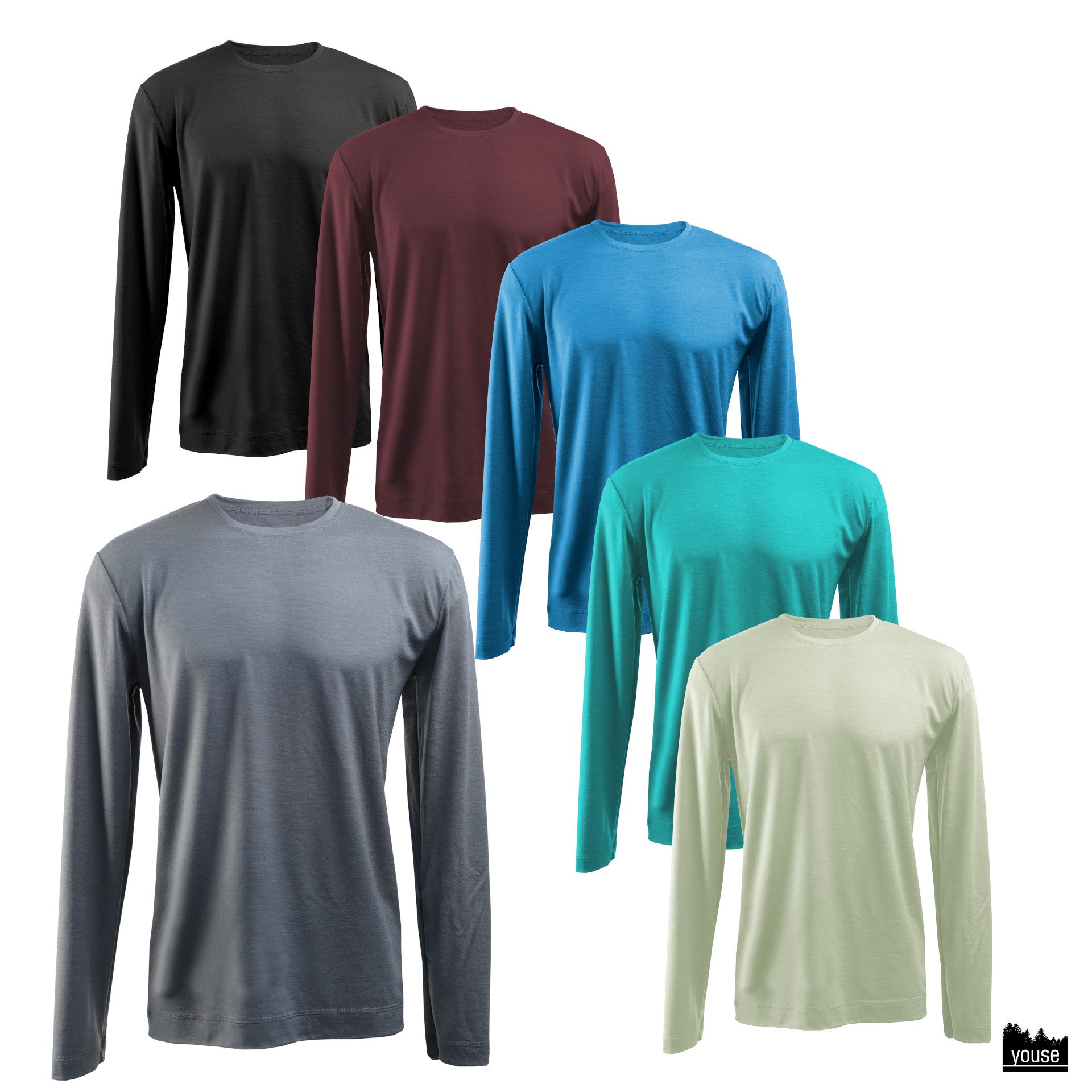 Basic Shirt aus Bio Merinowolle langarm